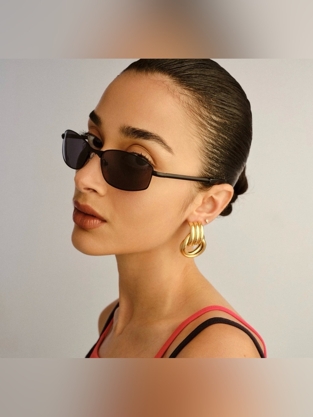 Le Specs Star Beam Matte Black Sunglasses ✨